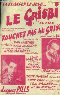 "Le grisbi du film ""touchez pas au grisbi""". Wiener Jean