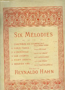 A Léon Daudet, d'une prison...pour piano et chant