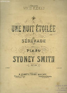 Une nuit étoilée, sérénade pour piano, op 36