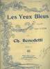 Les yeux bleus, valse pour piano. Benedetti Ch.