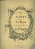 Martha,fantaisie brillante pour piano. De Flotow F.