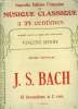15 inventions à 2 voix. Bach J.S.