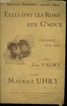 Elles ont les robes aux g'noux. Uhry Maurice