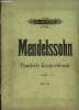 Pianoforte kompositionen Band III. Mendelssohn / kullak Theodor