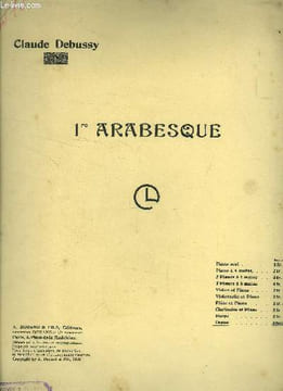 1re arabesque pour orgue. Debussy Claude