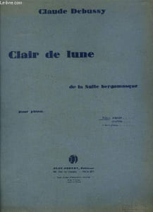 Clair de lune de la suite bergamasque pour piano