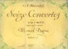 Seize concertos pour grand orgue, volume I. Haendel G.F.