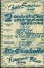 Chocs sonores pour contrebasse guitare/ Promenade blues pour contrebasse guitare. Combelle Alix .