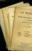 "Lot de 5 cahiers de ""la musique au brevet élémentaire et à l'cole norake , cinq chants variés réunis. Lot comportant le 1er cahier , 5eme cahier, ...