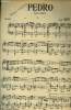 Pedro/ Yana pour piano. Hoet Andr&eacute;