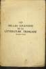 LES BELLES CITATIONS DE LA LITTERATURE FRANCAISE SUGGEREES PAR LES MOTS ET LES IDEES - PREMIERE SERIE.. EMILE GENEST