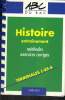 HISTOIRE ENTRAINEMENT. TERMINALES L, ES, S.. DANIELE BERNARD, FLORENCE BOURILLON