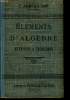ELEMENTS D'ALGEBRE. EXERCICES ET PROBLEMES.. E. JACQUET & A. LACLEF