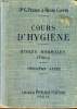 COURS D'HYGIENE - PROGRAMME DES ECOLES NORMALES - PROGRAMME DE SEPTEMBRE 1920 - TROISIEME ANNEE - HUITIEME EDITION REVUE ET CORRIGEE. PERRIN - COUPIN
