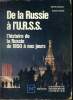 DE LA RUSSIE A L'U.R.S.S. - L'HISTOIRE DE LA RUSSIE DE 1850 A NOS JOURS. R. GIRAULT - M. FERRO