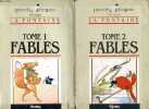 FABLES, 2 TOMES. LA FONTAINE JEAN DE, par P. MICHEL, M. MARTIN
