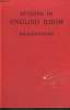 STUDIES IN ENGLISH IDIOM. G. BRACKENBURY