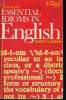 ESSENTIALS IIOMS IN ENGLISH. ROBERT J. DIXSON