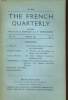 THE FRENCH QUATERLY, VOL.II, MARCH 1920, N°1. PROFESSORS G. RUDLER AND A. TERRACHER