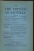 THE FRENCH QUATERLY, VOL.III, MARCH 1921, N°1. PROFESSORS G. RUDLER AND A. TERRACHER