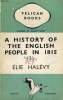 A HISTORY OF THE ENGLISH PEOPLE IN 1815 : BOOK 3 : RELIGION AND CULTURE. ELIE HALEVY