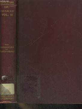 DOCTOR THORNE, VOL. II. ANTHONY TROLLOPE