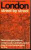 LONDON STREET BY STREET. A1 STREET ATLAS WITH COMPLETE INDEX. NEW ENLARGE EDITION.. COLLECTIF