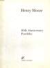 80th ANNIVERSARY PORTFOLIO. PUBLISHED ON THE OCCASION OF THE ARTIST'S 80th BIRTHDAY ON 30 JULY 1978.. HENRY MOORE