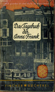 DAS TAGEBUCH DER ANNE FRANK. 12. JUNI 1942-1. AUGUST 1944. MIT EINEM VORWORT VON ALBRECHT GOES.. ANNE FRANK