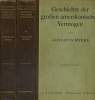 GESCHICHTE DER GROSSEN AMERIKANISCHEN VERM&Ouml;GEN. ZWEI B&Auml;NDEN. GUSTAVUS MYERS