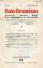 ETUDES GERMANIQUES, 5e ANNEE, N° 20, OCT.-DEC. 1950, ALLEMAGNE, AUTRICHE, SUISSE, PAYS SCANDINAVES ET NEERLANDAIS (Sommaire: De Johann Tauler à ...