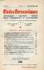 ETUDES GERMANIQUES, 6e ANNEE, N° 23-24, JUILLET-DEC. 1951, ALLEMAGNE, AUTRICHE, SUISSE, PAYS SCANDINAVES ET NEERLANDAIS (Sommaire: HOMMAGE A EDMOND ...