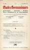 ETUDES GERMANIQUES, 12e ANNEE, N° 45, JAN.-MARS 1957, ALLEMAGNE, AUTRICHE, SUISSE, PAYS SCANDINAVES ET NEERLANDAIS (Sommaire: Etat présent du ...