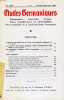 ETUDES GERMANIQUES, 24e ANNEE, N&deg; 96, OCT.-DEC. 1969, ALLEMAGNE, AUTRICHE, SUISSE, PAYS SCANDINAVES ET NEERLANDAIS (Sommaire: La structure de la ...