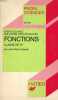 FONCTIONS, 2de (Exercices et Solutions) (Profil Sciences, 915-916). CASSAN JEAN-PIERRE