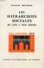 LES HIERARCHIES SOCIALES DE 1450 A NOS JOURS (L'Historien). MOUSNIER ROLAND