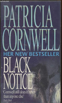 Black notice. Cornwell Patricia