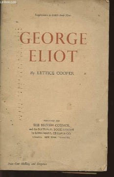 George Eliot. Cooper Lettice