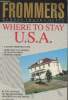 Frommer's budget travel guide- Where to stay U.S.A.. Hernandez Lazaro, collectif