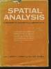 Spatial analysis- a reader in statistical geography. Berry Brian J.L., Marble Duane F.