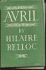 Avril being essays on the poetry of the French Renaissance. Belloc Hilaire