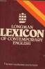 Longman Lexicon of contemporary English. McArthur Tom