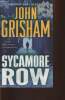 Sycamore row. Grisham john