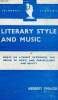"Literary style and music. Including two short essays on gracefulness and beauty (Collection ""Thinker's library"", n°137)". Spencer Herbert