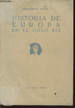 Historia de Europa en el siglo XIX. Croce Benedetto