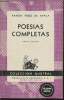 "Poesias completas. 3e edicion (Collection ""Austral"", n°249)". Perez de Ayala Ramon