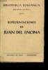 "Representaciones de Juan del Encina (Collection ""Biblioteca Romanica"", n°208 à 210)". Del Encina Juan