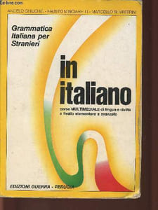 Grammatica italiana per stranieri in italiano- corso multimediale di lingua e civilta a livello elementare e avanzato