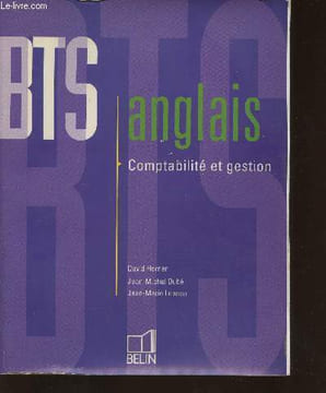 BTS anglais- Comptabilité et gestion. Horner David, Dubé Jean-Michel, Lepaon J.-M.