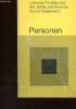 Personen. Lyrische Porträts von der Jahrhundertwende bis zur Gegenwart. Hoffman Dieter